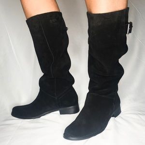 Charles David 7.5 Womens Slouchy Leather Boots New